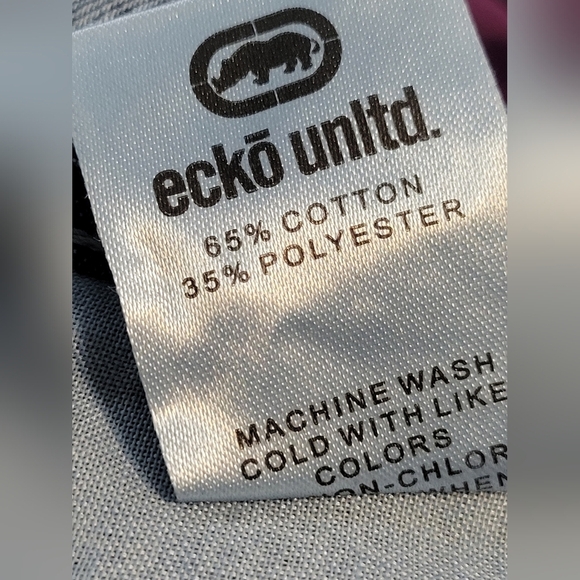 Ecko unltd Relaxed Cotton crystal hole  men shorts Size 42 - Picture 12 of 12